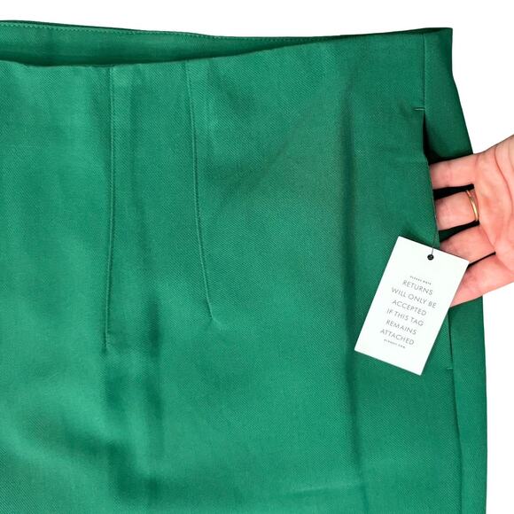 Eloquii Hunter Green Stretch Slacks Trousers Tapered Leg size 28 NEW Tags - Picture 4 of 9